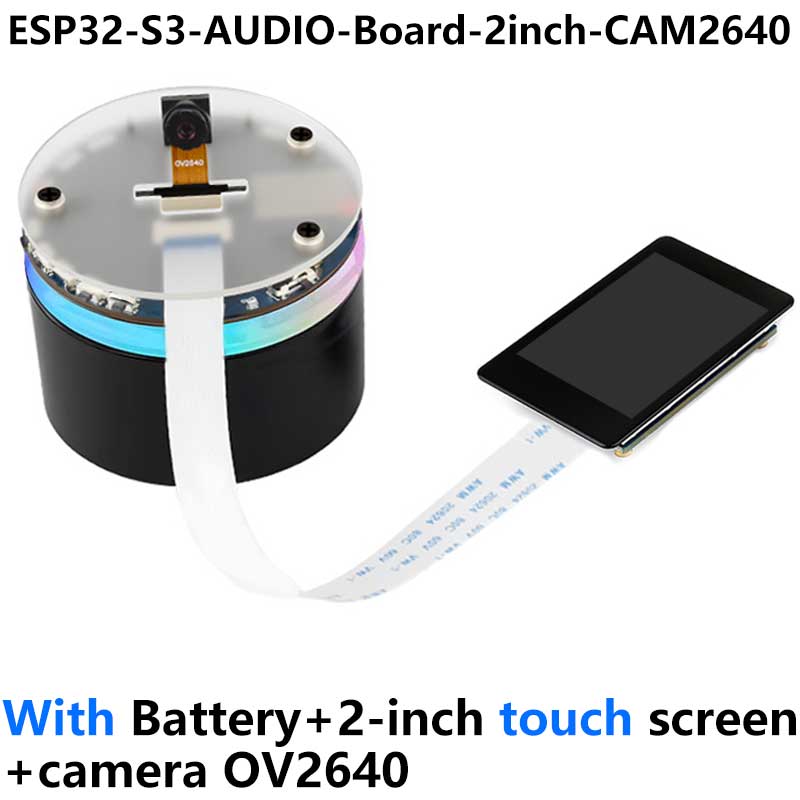 DeepSeek AI Voice Chat ESP32-S3 Box N16R8 AUDIO Board Support External LCD/Camera AI deepseek