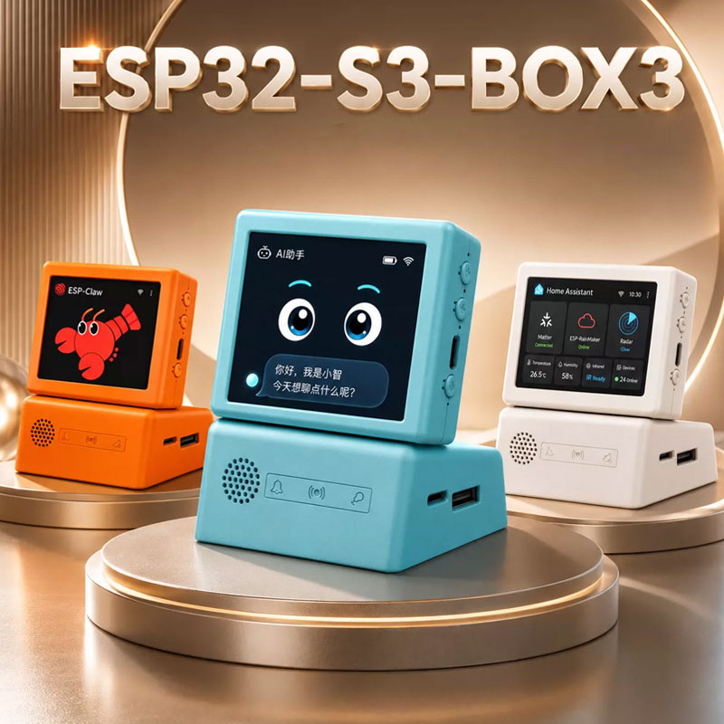 ESP32-S3 BOX3 For XiaoZhi AI ESP-Claw Desk Pet OpenClaw Smart Home Robot