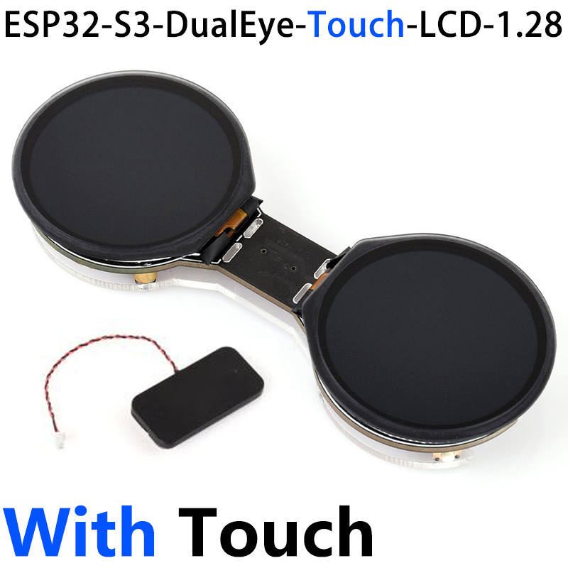 ESP32-S3 AI Electronic Eye Development Doard DualEye TouchEye 1.28 inch TouchScreen LCD Round Display N16R8 Toy Doll Robot