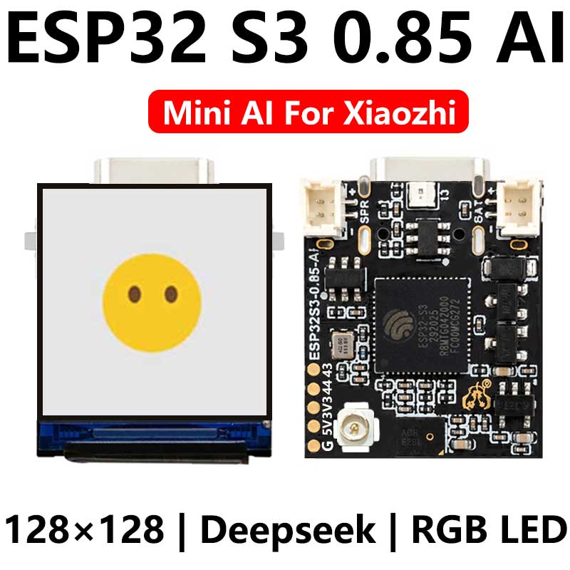 ESP32 S3 AI 0.85inch mini tiny Development Board 0.85 inch DeepSeek RGB LED