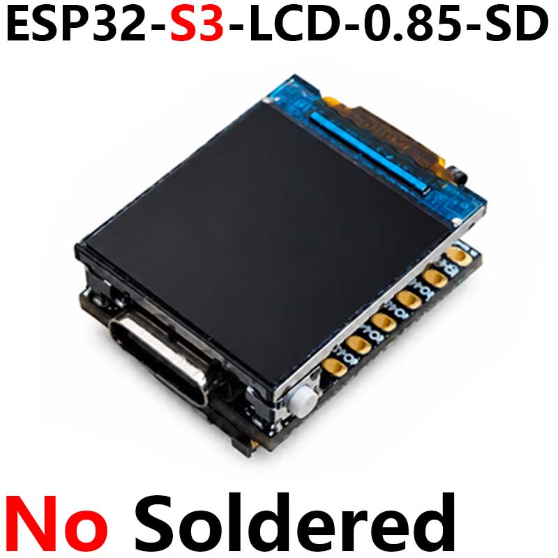 ESP32-S3 LCD Mini tiny Development Board 0.85 inch Display 0.85inch Screen 128x128 SD-Port For Arduino