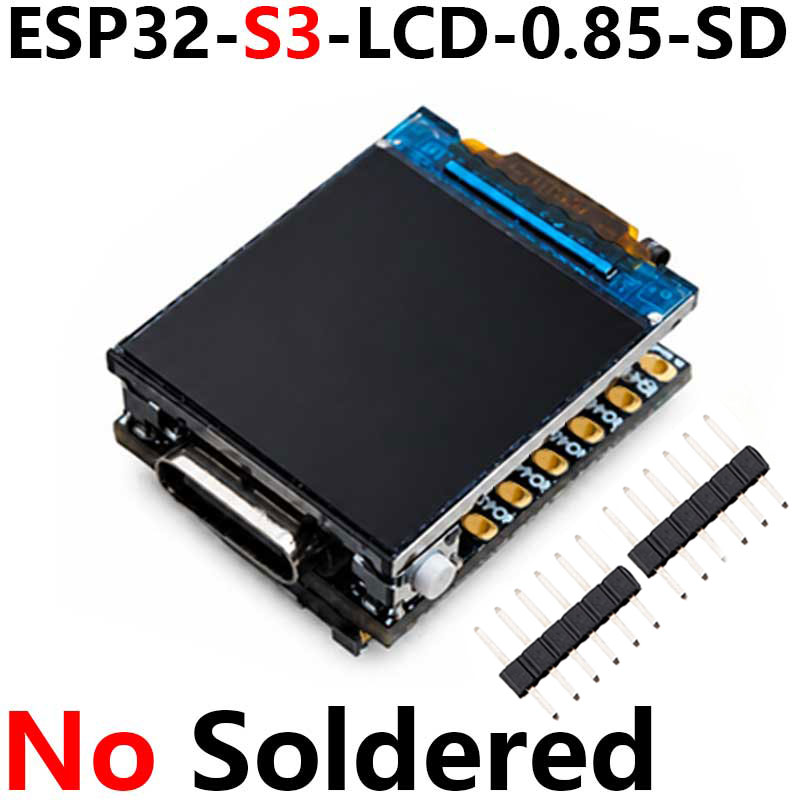 ESP32-S3 LCD Mini tiny Development Board 0.85 inch Display 0.85inch Screen 128x128 SD-Port For Arduino