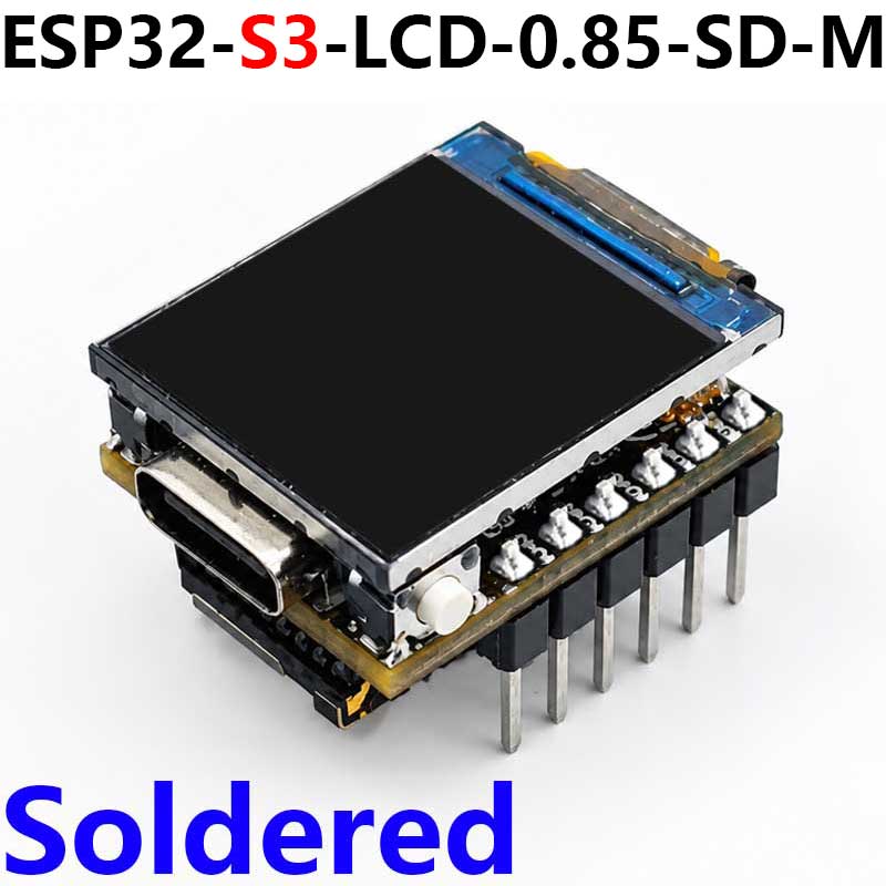 ESP32-S3 LCD Mini tiny Development Board 0.85 inch Display 0.85inch Screen 128x128 SD-Port For Arduino