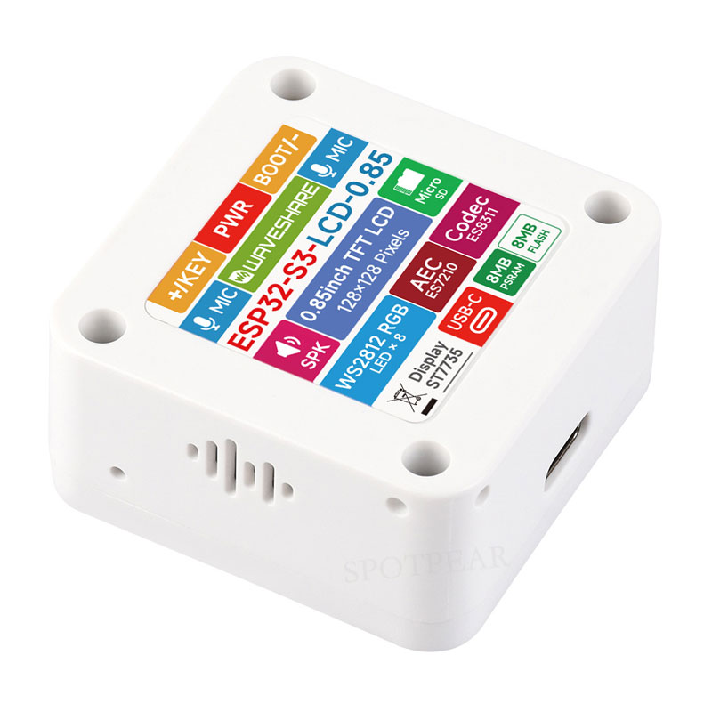 ESP32 S3 AI 0.85inch Development Board 0.85 inch DeepSeek RGB surround light