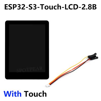 ESP32 S3 Development Board 2.8 inch B LCD 2.8inch Display 480x640 TouchScreen QMI8658 Sensor / Battery Port LVGL/HMI For Arduino