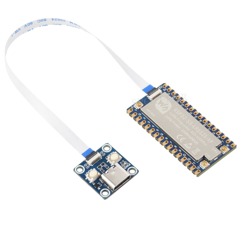 ESP32‑S3 LoRa Development Board with LR1121 3rd Generation RF Chip USB Stamp Hole