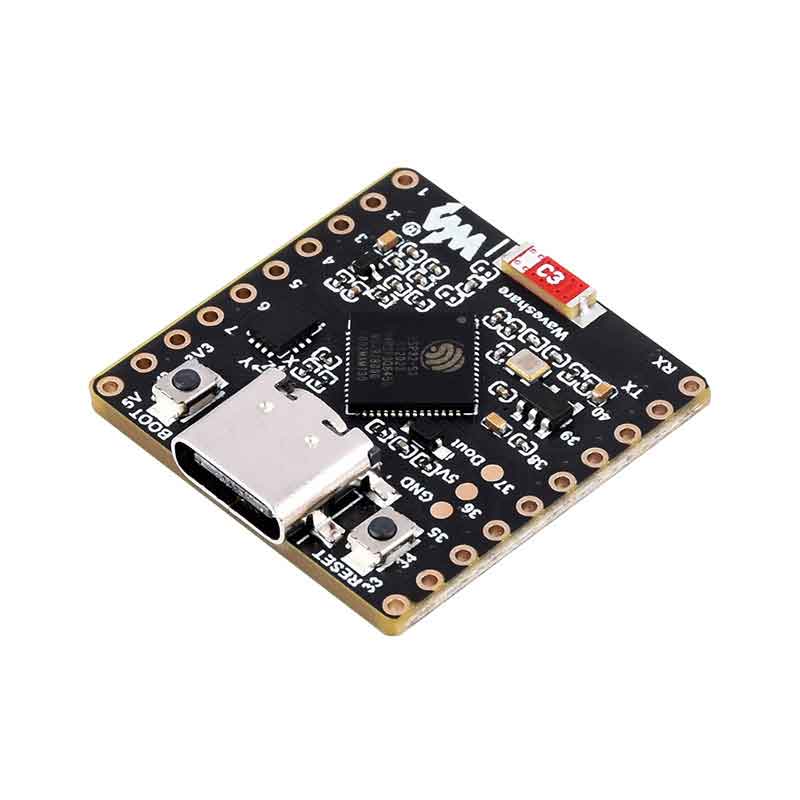 ESP32-S3 Matrix 8x8 RGB-LED-WiFi Bluetooth With QST Attitude Gyro Sensor QMI8658C For Arduino Python