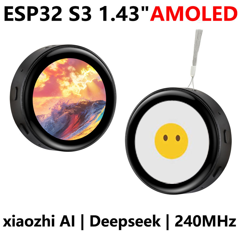ESP32-S3 1.43inch  AMOLED Display AI Development Board 466×466 1.43 inch TouchScreen Deepseek