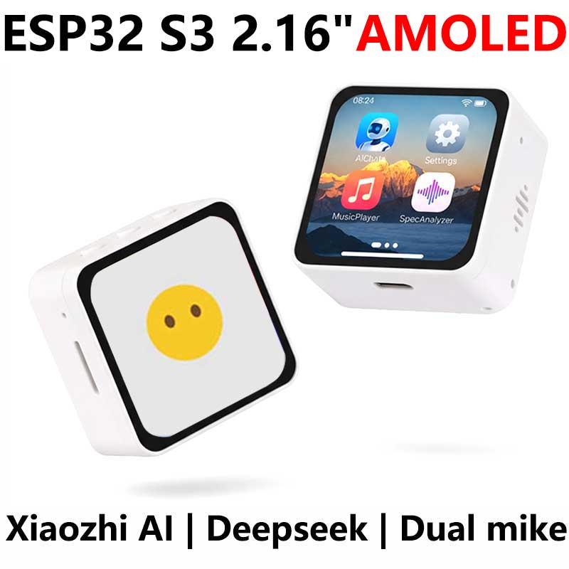 ESP32-S3 2.16inch  AMOLED Display AI Development Board 480×480 2.16 inch TouchScreen Deepseek