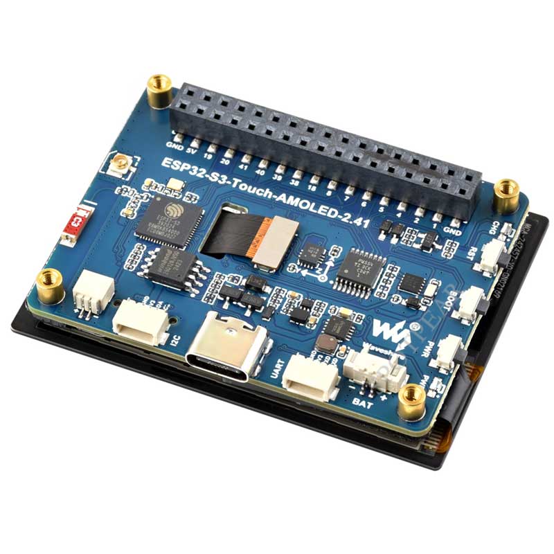 ESP32 S3 Development Board 2.41 inch AMOLED Display 600x450 TouchScreen For Arduino LVGL With SD-Port/ QMI8658C 6-Axis Sensor