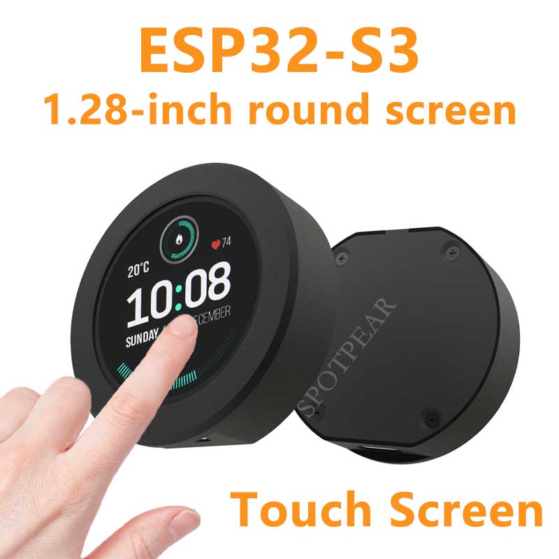 ESP32-S3 1.28inch Round LCD Display TouchScreen Accelerometer And Gyroscope Sensor With Case
