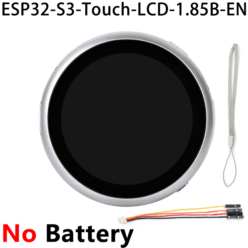 ESP32 S3 AI 1.85 inch Development Board with 1.85inch LCD Touchscreen Round Screen Electronic Badge Deepseek