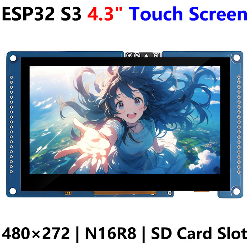ESP32 S3 Development Board 4.3 inch LCD Capacitive Touch Screen 4.3inch Display 480×272 N16R8