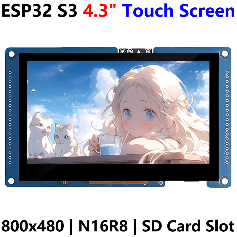 ESP32 S3 Development Board 4.3 inch LCD Capacitive Touch Screen 4.3inch Display 800×480 N16R8