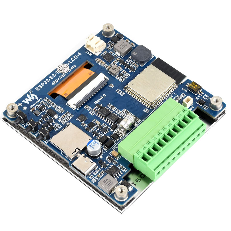 ESP32 S3 4inch LCD Development Board 480x480 TouchScreen Display TVBOX LVGL HMI Sensor CAN RS485