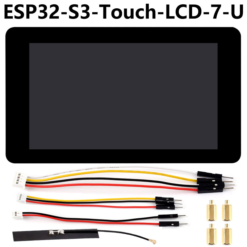ESP32-S3 7inch LCD Display TouchScreen 800×480 WiFi Bluetooth CAN RS485 Sensor