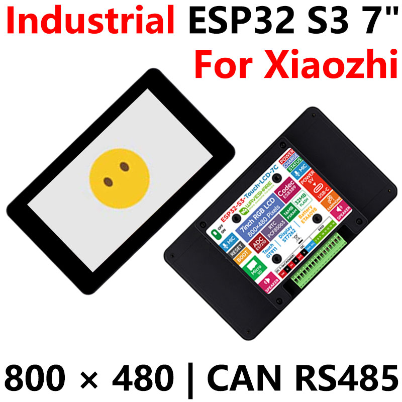 Industrial ESP32 S3 AI 7inch (C) Development Board 7 inch TouchScreen Display Sensor CAN I2C RS485