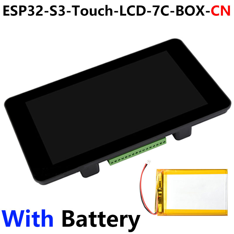 Industrial ESP32 S3 AI 7inch (C) Development Board 7 inch TouchScreen Display Sensor CAN I2C RS485