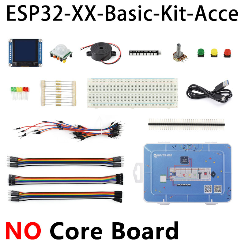 ESP32-S3/C6/C3 Zero Starter Learning Kit Diy School Kit Arduino /MicroPython /ESP-IDF