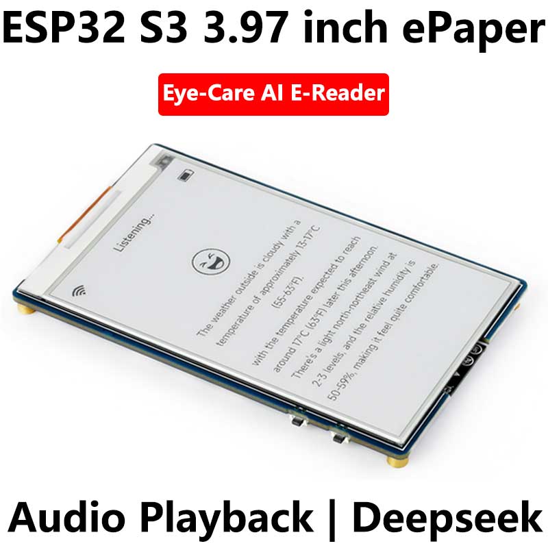 ESP32-S3 AI 3.97-inch e-Paper Ink Screen 3.97inch Display AIoT Development Board  Deepseek