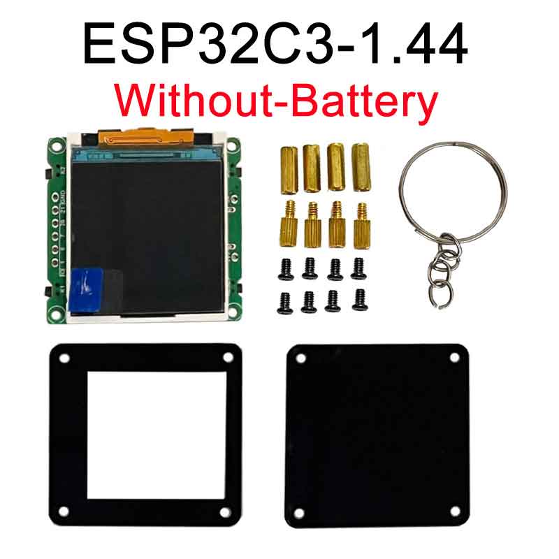 ESP32 C3 desktop trinket Mini TV Portable Pendant LVGL 1.44inch LCD ST7735