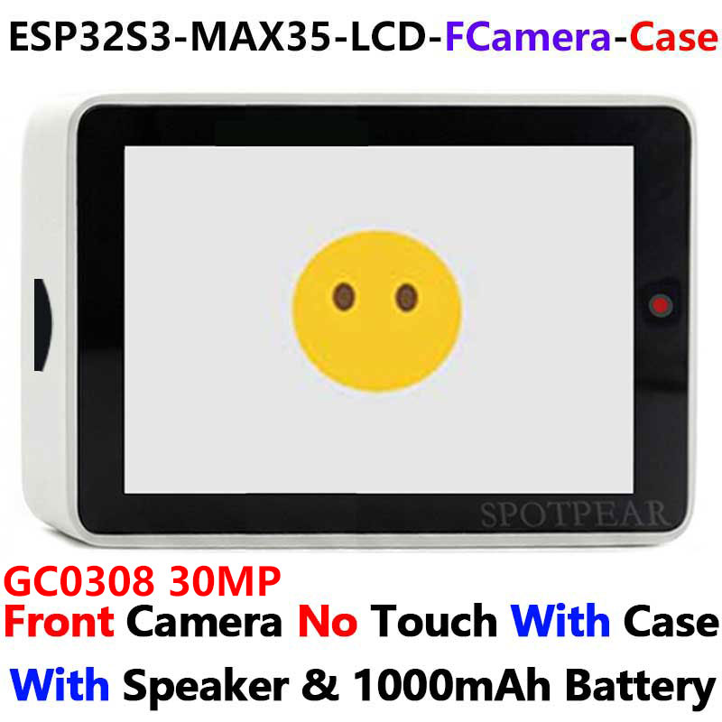 ESP32-S3 MAX AI Camera 3.5inch LCD Dual MIC Development Board Display 320x480 3.5 inch TouchScreen Voice Interruption Object Recognition