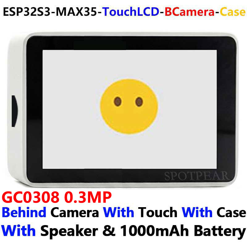 ESP32-S3 MAX AI Camera 3.5inch LCD Dual MIC Development Board Display 320x480 3.5 inch TouchScreen Voice Interruption Object Recognition