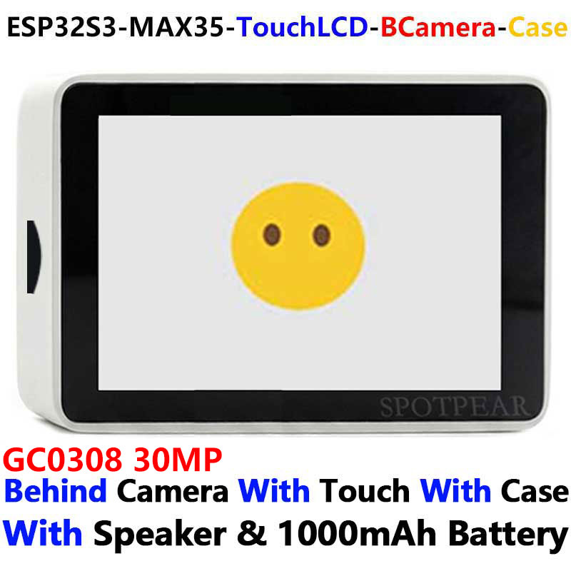 ESP32-S3 MAX AI Camera 3.5inch LCD Dual MIC Development Board Display 320x480 3.5 inch TouchScreen Voice Interruption Object Recognition