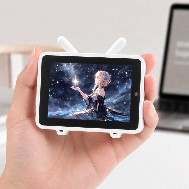 ESP32-S3 AI Camera 3.5inch LCD Dual MIC Development Board MINI TV  BOX Display 3.5 inch Voice Interruption Object Recognition 10-in-1 Multifunctional