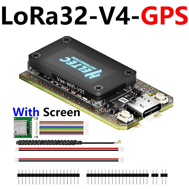 LoRa32-Heltec V4 ESP32-S3 LoRa SX1262 Development Board 863-928MHz Meshtastic For Arduino
