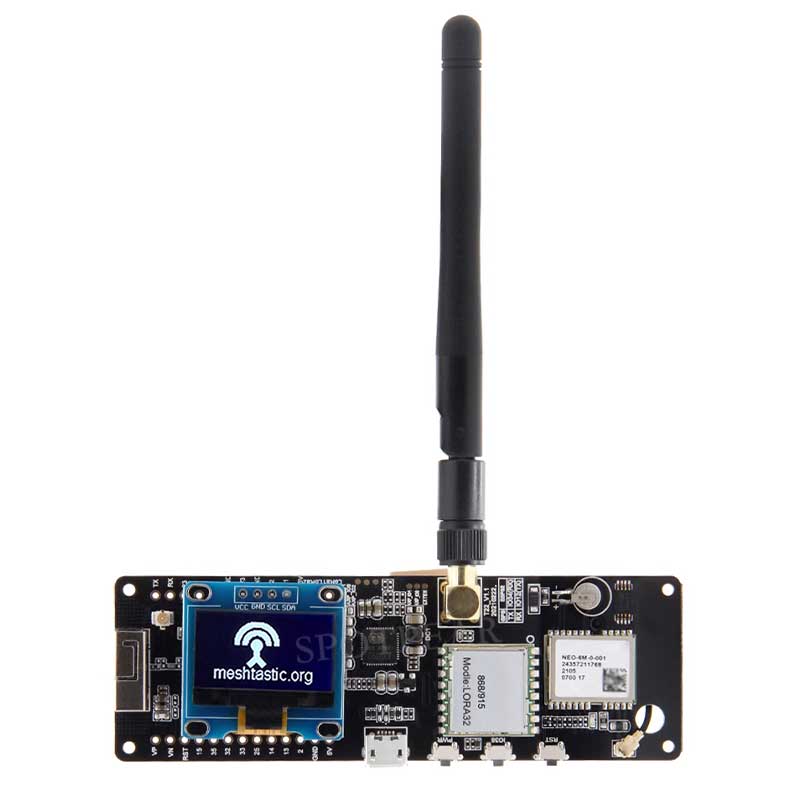 LoRa ESP Mesh Tastic Module 3 Stuks - Met OLED Display Antenne 1262 Chip 863-928 MHz Voor Arduino