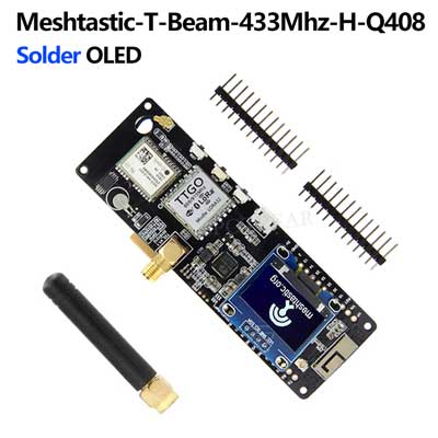 For TTGO Meshtastic T-Beam V1.2 ESP32 LoRa GPS Development Board OLED Display SX1278/SX1276 433/868/915/923MHz For LILYGO