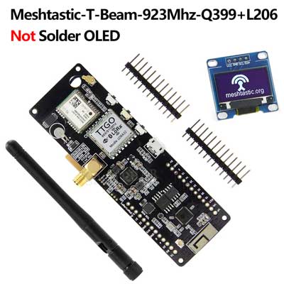 For TTGO Meshtastic T-Beam V1.2 ESP32 LoRa GPS Development Board OLED Display SX1278/SX1276 433/868/915/923MHz For LILYGO