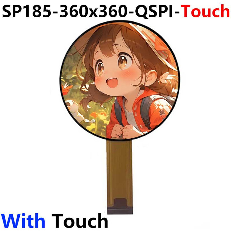 EchoEar 1.85 inch Round TouchScreen 1.85inch QSPI LCD 360*360 CST816T ST77916