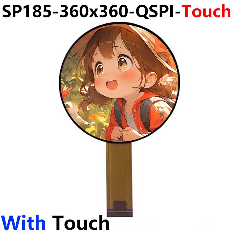 EchoEar 1.85 inch Round TouchScreen 1.85inch QSPI LCD 360*360 CST816T ST77916