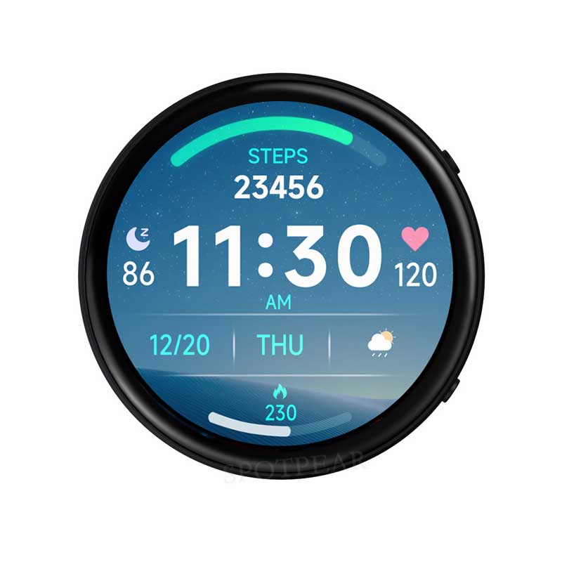 Tuya AI Voice Robot T5-E1 1.75 inch Round AMOLED TouchScreen GPS For XiaoZhi Development Board