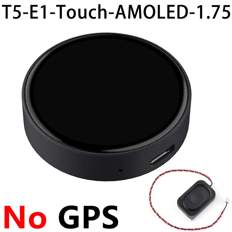 Tuya AI Voice Robot T5-E1 1.75 inch Round AMOLED TouchScreen GPS For XiaoZhi Development Board