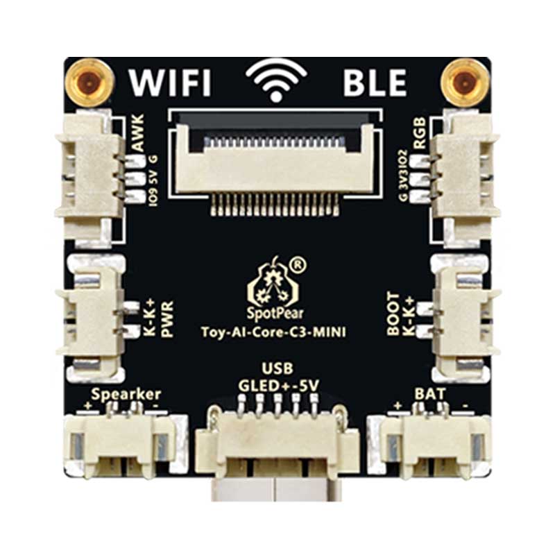 ESP32 C3 Voice Robot Mini Development Board AI DeepSeek Toy Doll Core 1.28 inch 1.54inch LCD