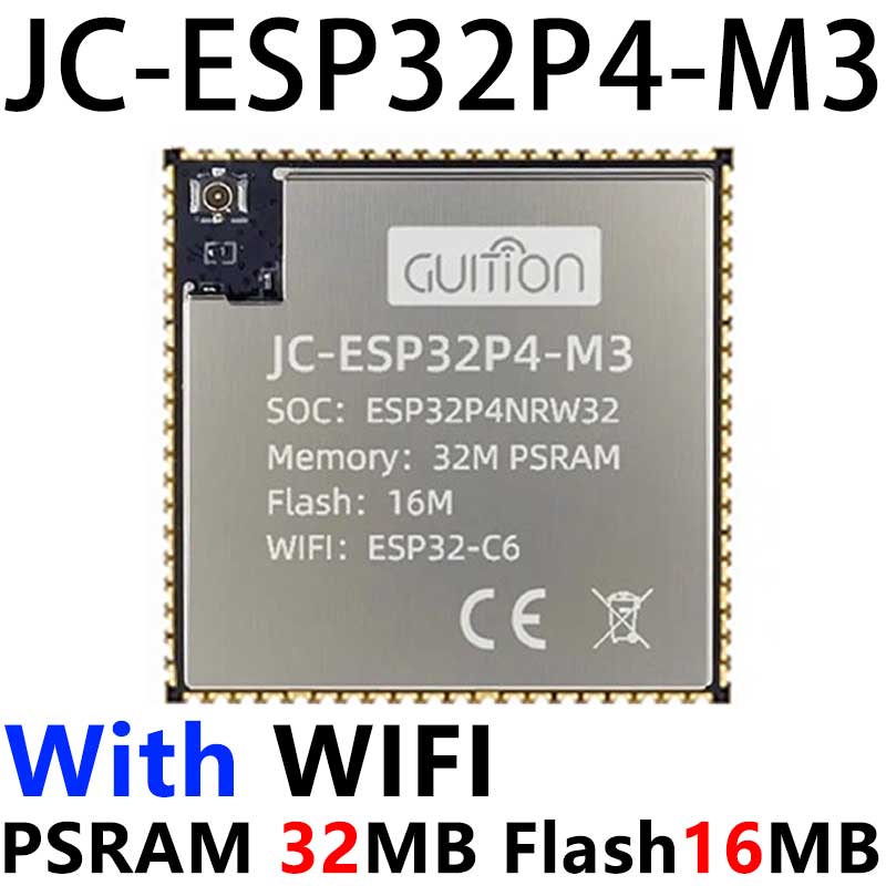 ESP32-P4 Core Board 32MB PSRAM 16MB Flash, Onboard ESP32-C6 Development Board