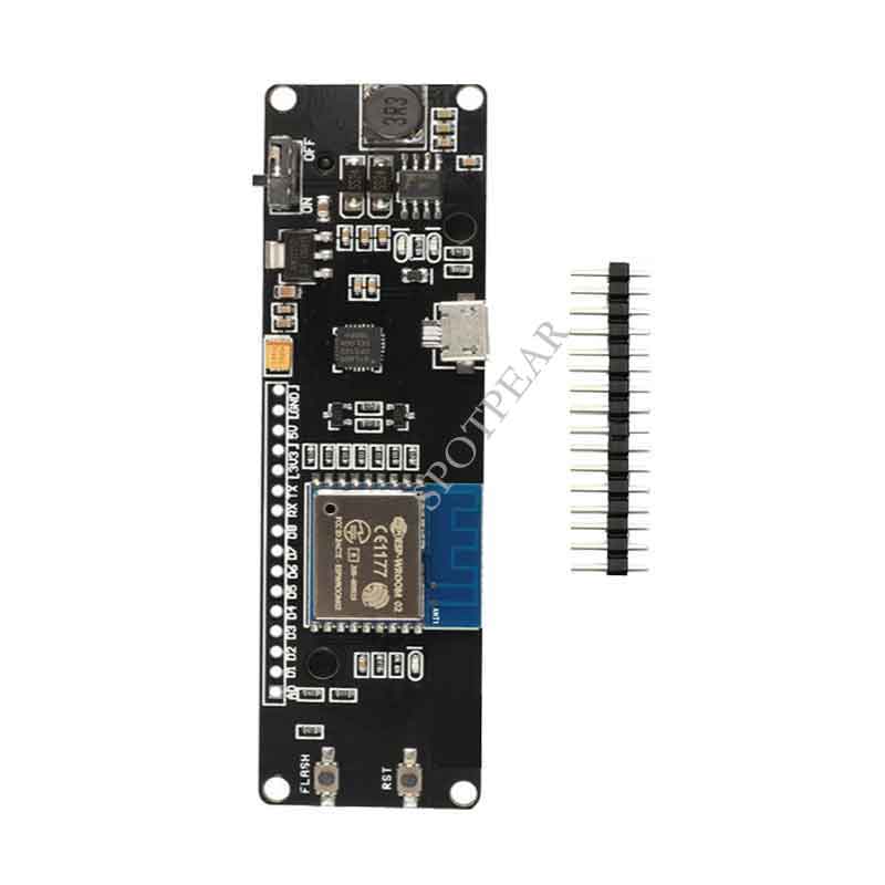 ESP WROOM 02 Mini WiFi Wireless Module ESP8266+18650 Battery Development Board