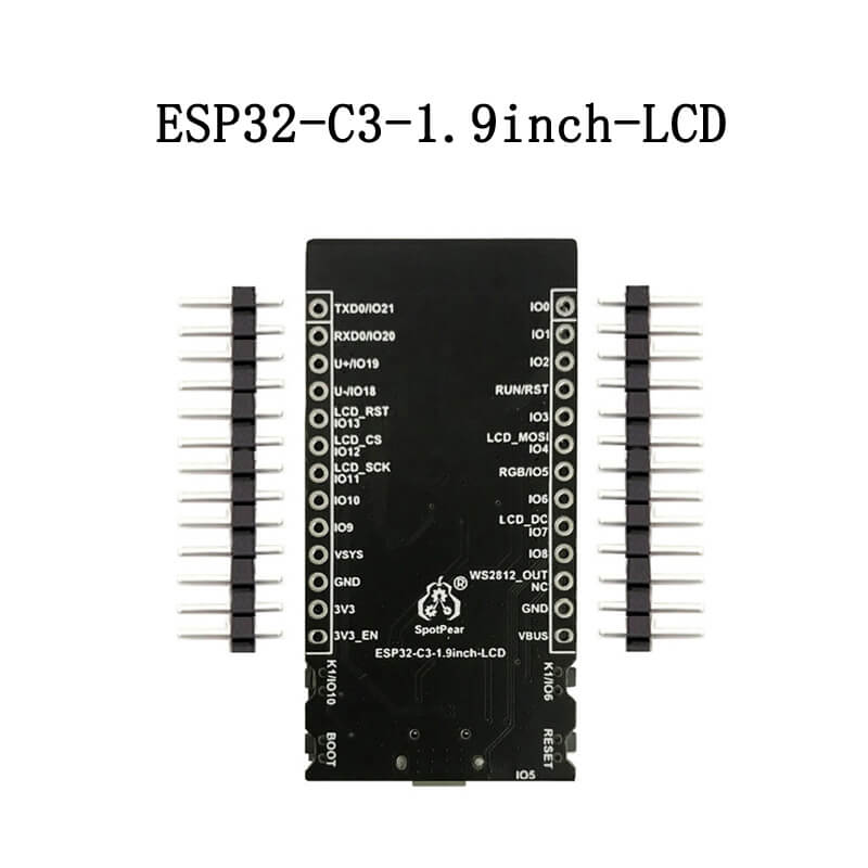 ESP32 C3 for Google Dinosaur game 1.9inch LCD Display board LVGL MINI TV ST7789 WIFI For Arduino IED