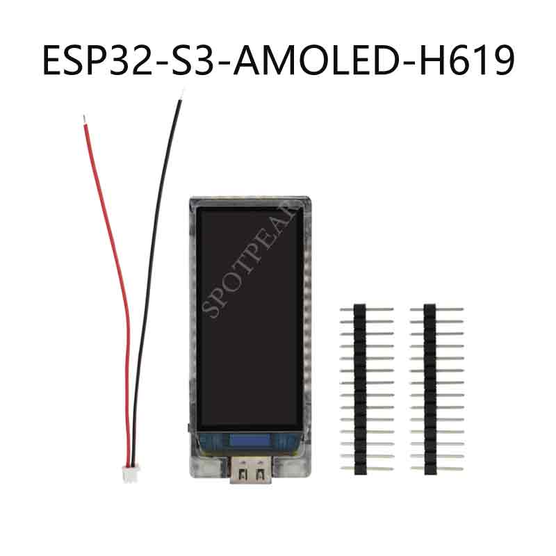 ESP32-S3 Development Board with 1.91-Inch AMOLED Display