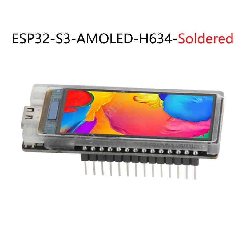 ESP32-S3 Development Board with 1.91-Inch AMOLED Display