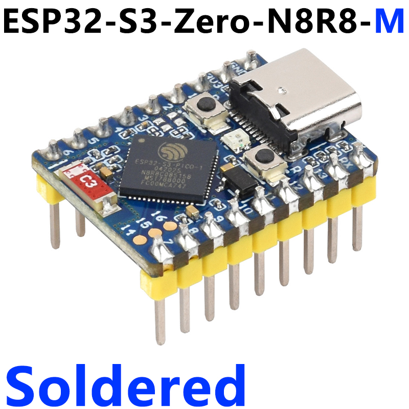 ESP32-S3 Mini Development Board based on ESP32-S3FH4R2 dual-core processor