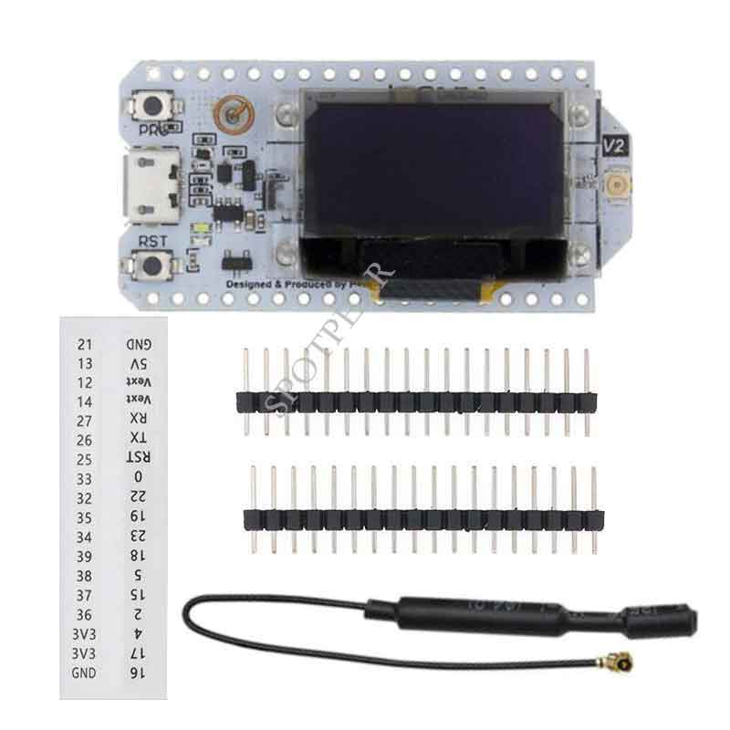 ESP32 development board SX1276 0.96 OLED display screen WIFI Bluetooth module 868-915mHZ 