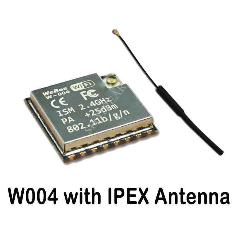ESP8266 with IPEX external antenna WIFI module to serial port TTL UART support Airkiss 