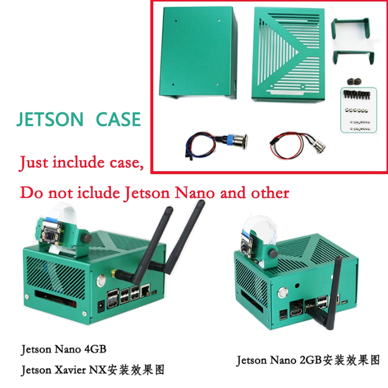 Jetson Nano Aluminum Case for Jetson Nano/Xavier NX