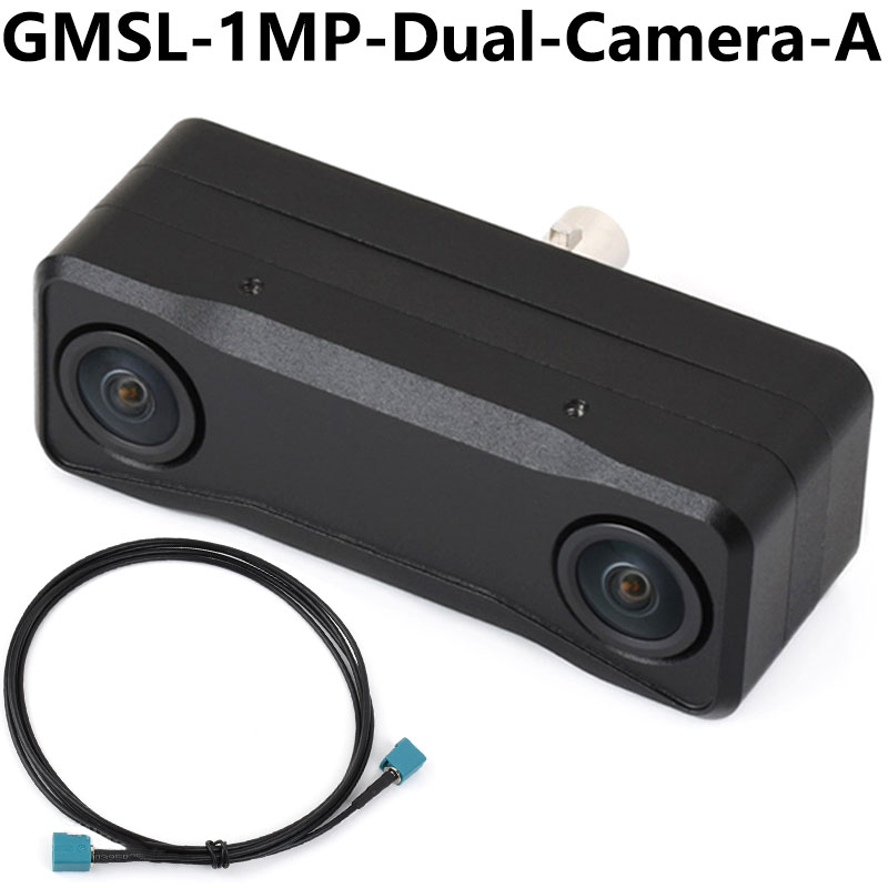 GMSL Binocular Camera 1MP Global Shutter Synchronized Stereo Compatible For Jetson Orin