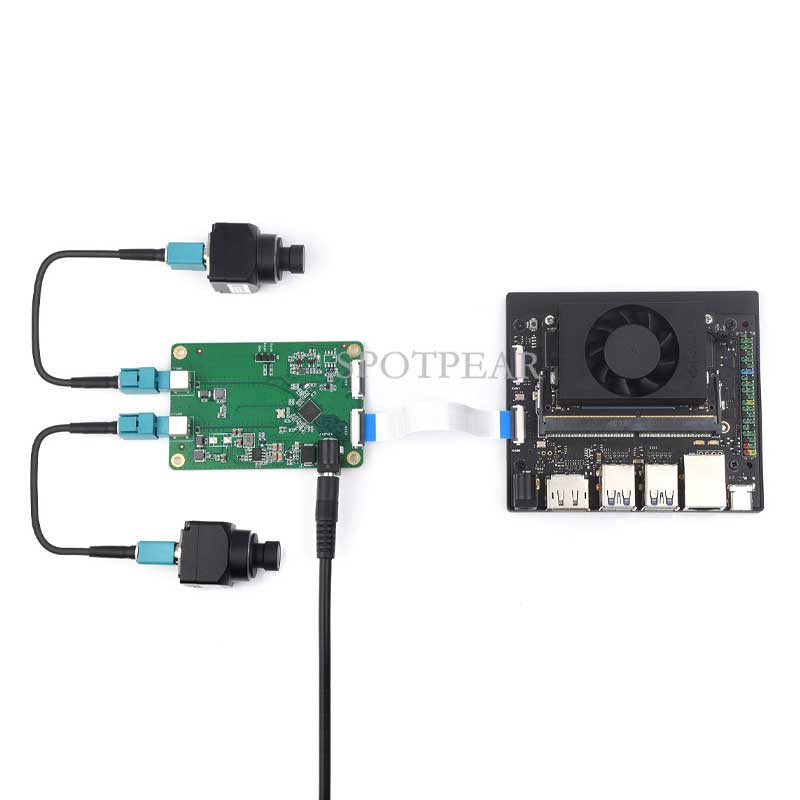 MAX9296 GMSL Camera Adapter Board 2-Ch High-Speed And Low-Latency Transmission For Jetson Orin Nano/