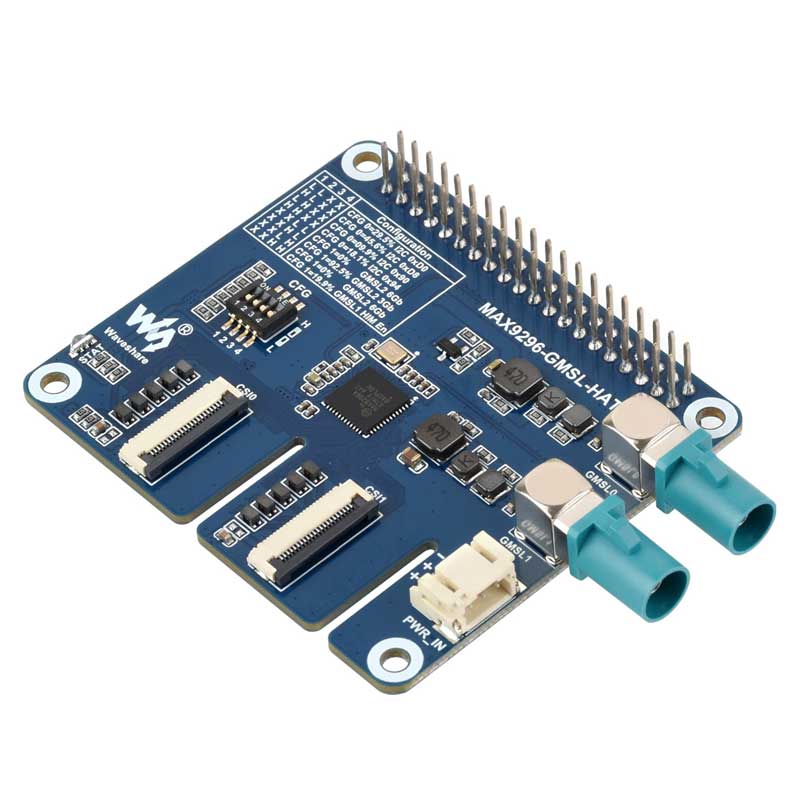 MAX9296A GMSL Camera Adapter Board 2-Ch High-Speed And Low-Latency Transmission Long distance For Raspberry Pi 5 Jetson Orin Nano/NX